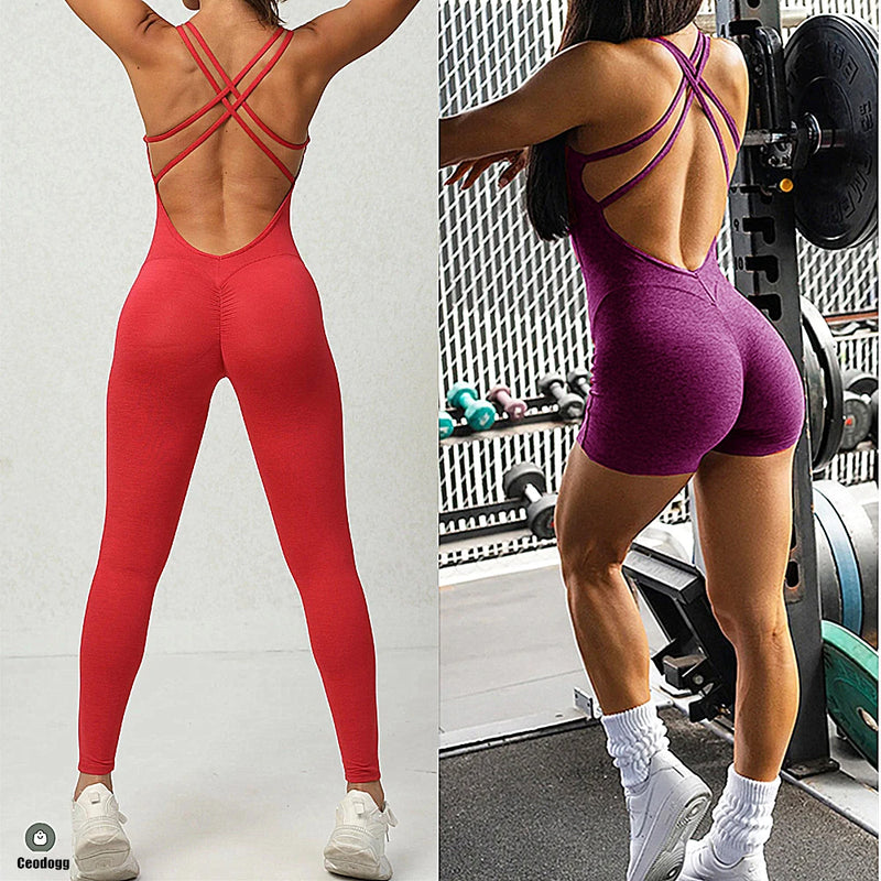 2024 Pad Lycra Active Wear Gym Conjunto de ioga para mulheres Fitness -Ultimas Unidades 🔥